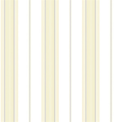 Yellow Slim Stripe Wallpaper