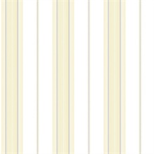 Yellow Slim Stripe Wallpaper
