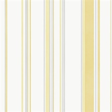 Yellow Smart 3 Stripes Casual Stripe Wallpaper