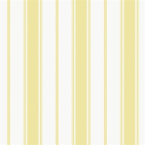 Yellow Smart 3 Stripes Heritage Stripe Wallpaper