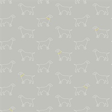 Yoop Slate Grey Dog Wallpaper