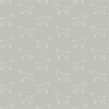 Yoop Slate Grey Dog Wallpaper