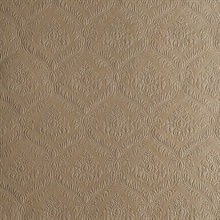 Yveline Copper Damask Ogee Wallpaper