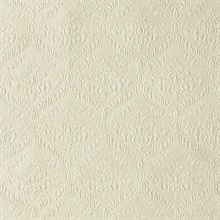 Yveline Taupe Damask Ogee Wallpaper