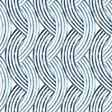Zamora Blue Intersecting Vertical Brushstrokes Wallpaper