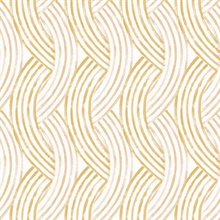 Zamora Yellow Intersecting Vertical Brushstrokes Wallpaper