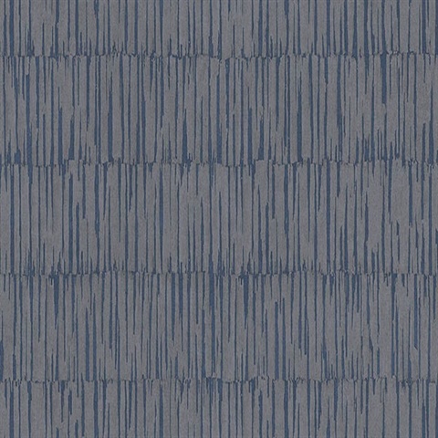 Zandari Dark Blue Distressed Texture Wallpaper