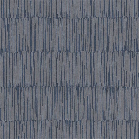 Zandari Dark Blue Distressed Texture Wallpaper