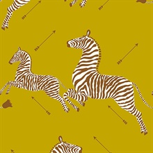 Zanzibar Gold Zebra Wallpaper