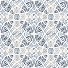 Zazen Blue Geometric