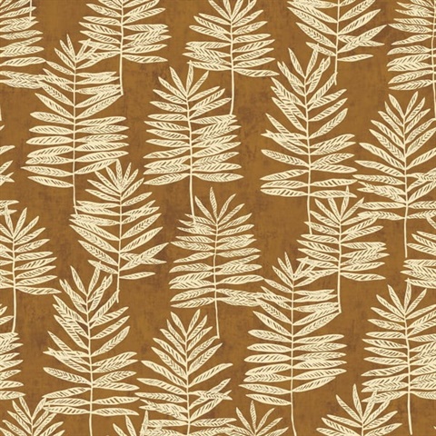 Zen Vertical Palm Leaf Wallpaper