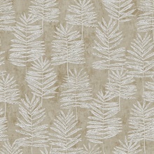 Zen Vertical Palm Leaf Wallpaper