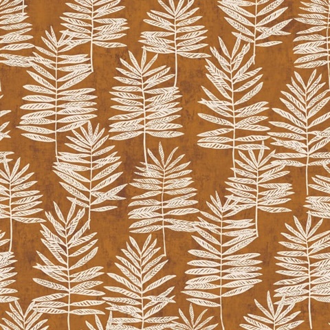 Zen Vertical Palm Leaf Wallpaper