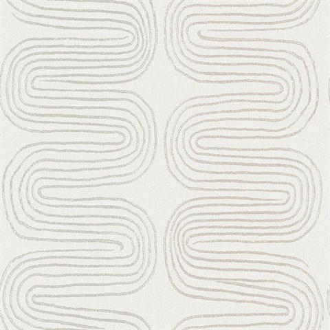 Zephyr Grey Abstract Stripe