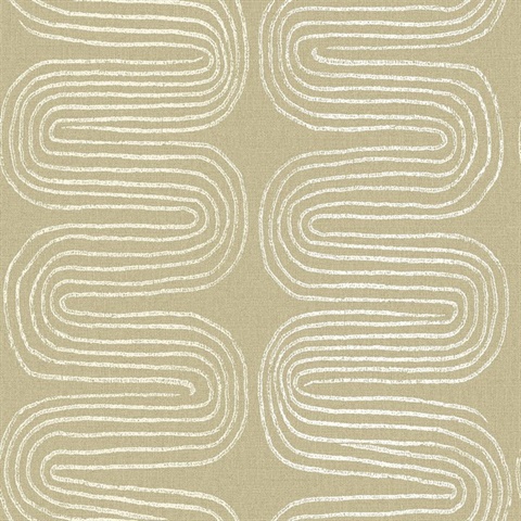 Zephyr Honey Abstract Stripe