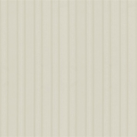 Zeta Cream Moire Vertical Silk Stripe Wallpaper