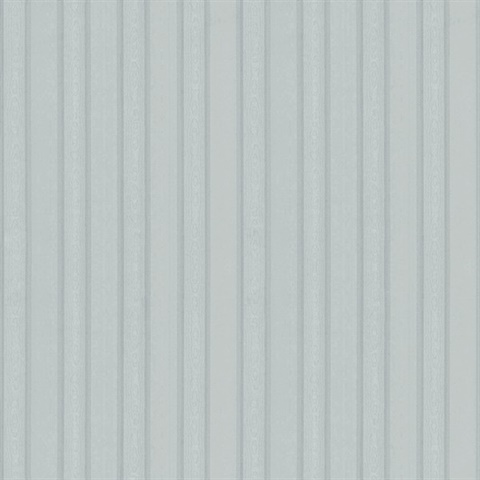 Zeta Light Blue Moire Vertical Silk Stripe Wallpaper