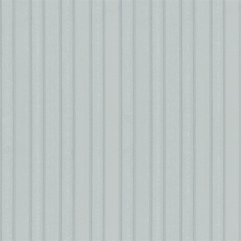 Zeta Light Blue Moire Vertical Silk Stripe Wallpaper