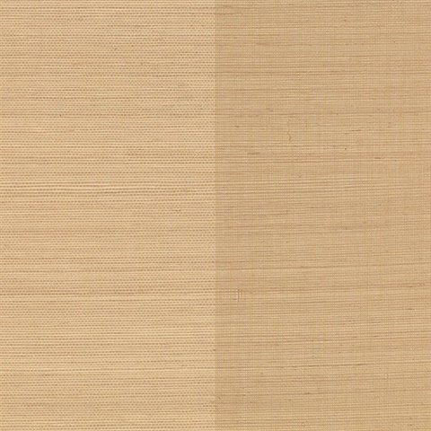 Zhen Beige Grasscloth Wallpaper