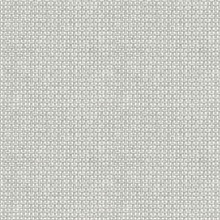 Zia Grey Textured Basketweave Wallpaper