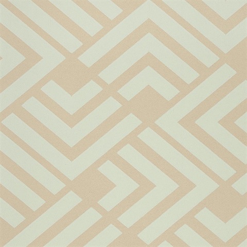 Zig Light Blue Geometric Wallpaper