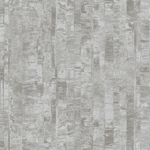 Zinarliya Silver Abstract Striped Marbling Column Wallpaper
