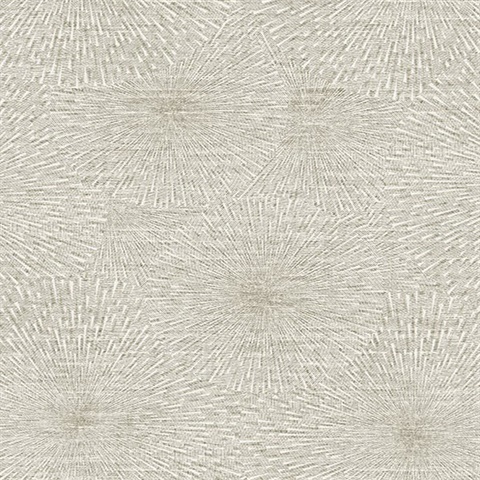 Zion Taupe Starburst Wallpaper