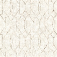 Ziva Cream Trellis Wallpaper