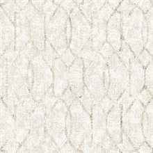 Ziva Gold Trellis Wallpaper