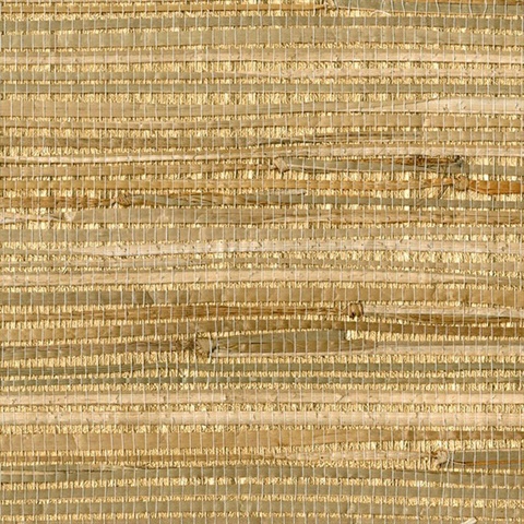 Zoho Gold Foil Grasscloth Wallpaper