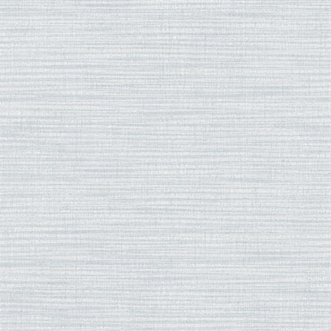 Zora Light Blue Linen Texture Wallpaper