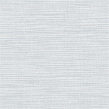 Zora Light Blue Linen Texture Wallpaper