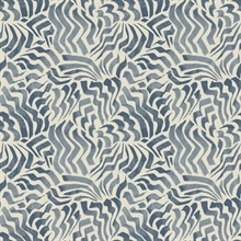 Zora Wave Denim Swirl Wallaper