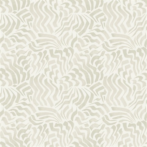 Zora Wave Light Grey Swirl Wallaper