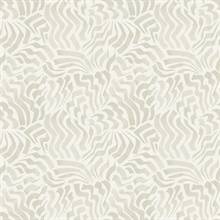 Zora Wave Light Grey Swirl Wallaper