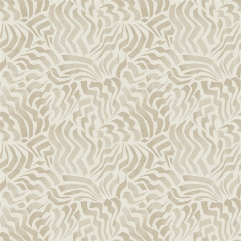 Zora Wave Taupe Swirl Wallaper