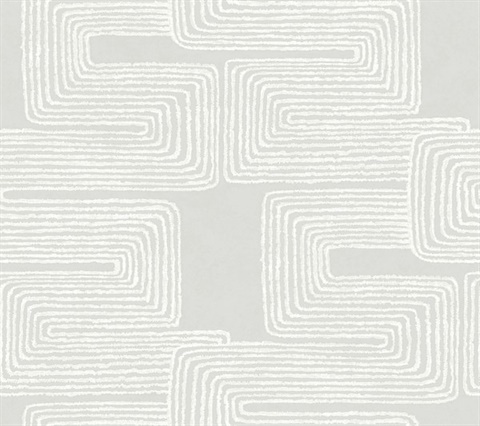 Zulu Thread Dove & Pearl Metallic Wallpaper