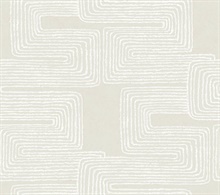 Zulu Thread Neutral & Pearl Metallic Wallpaper