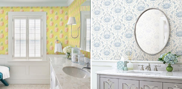 2021 Wallpaper Ideas for the Powder Room Wallpaper Boulevard