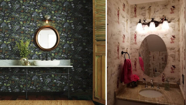 2021 Wallpaper Ideas for the Powder Room Wallpaper Boulevard