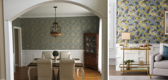 cost to wallpaper dining room