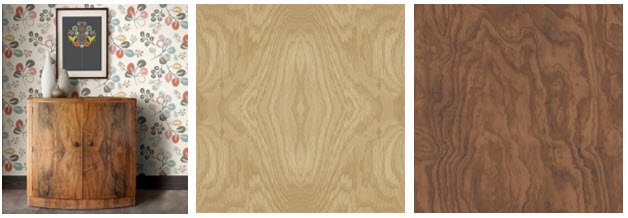Wood Faux Wallpaper