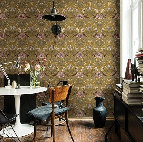 Wallpaper Ideas for the Home Office | Wallpaper Small Home Office