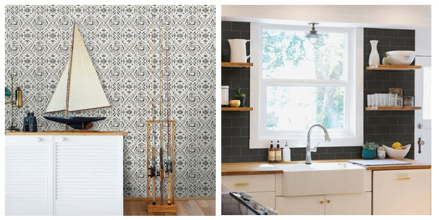 laundry room wallpaper designs 11