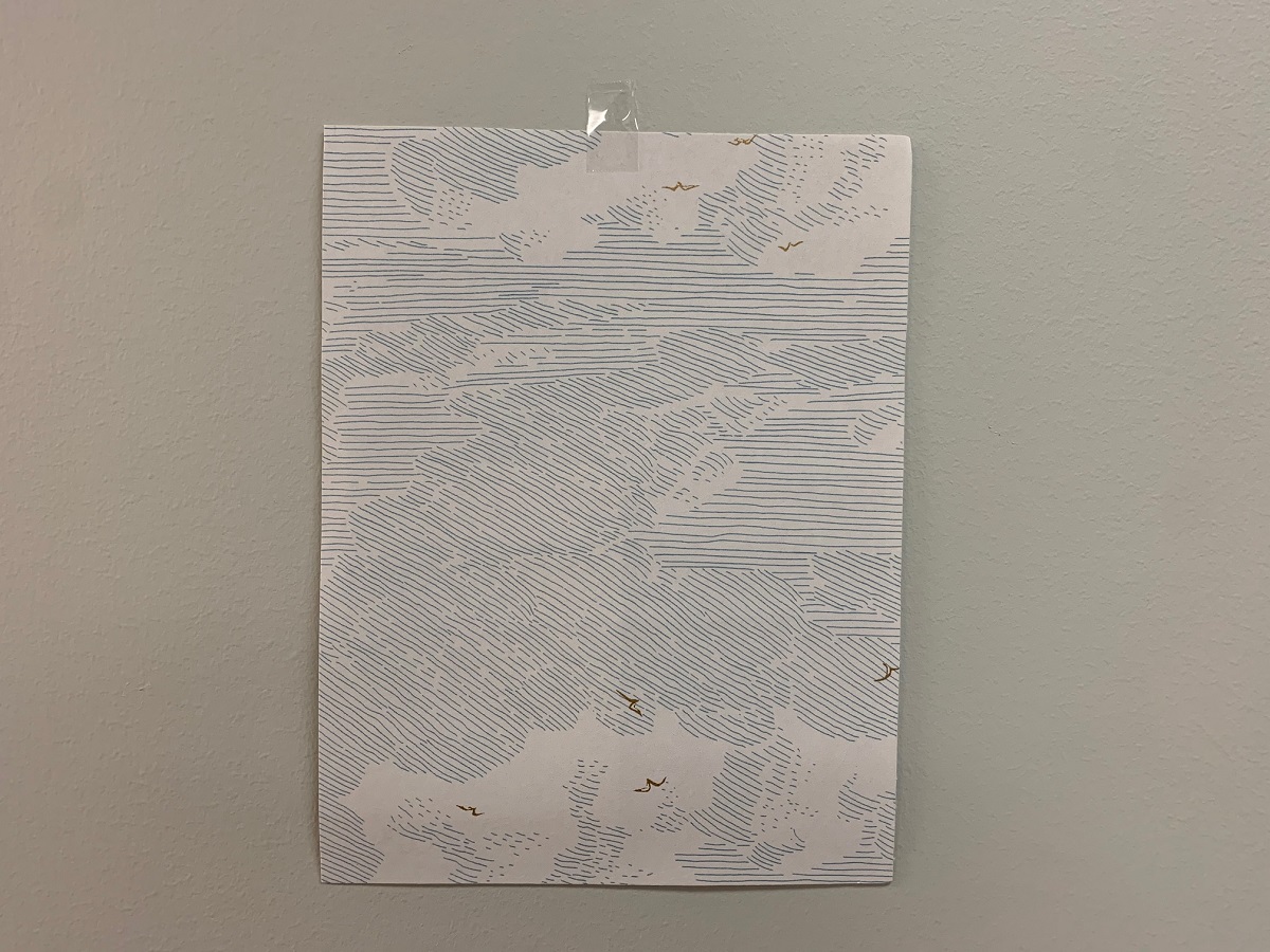 Tape Your Wallpaper Sample To The Wall