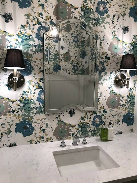 Modern Bathroom Design And Decorating With Wallpaper | designinte.com