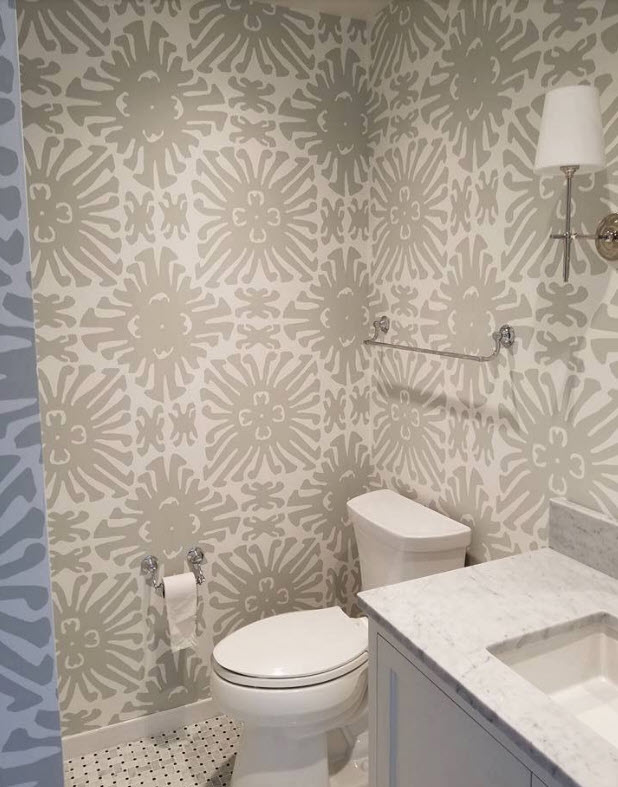 bathroom wallpaper ideas